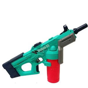 تفنگ اسباب بازی آب پاش شارژی سبز-آبی Electric Water Gun WAKEN 03_اسباب بازی